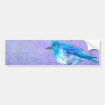 Bluebird Bliss Bumper Stickers