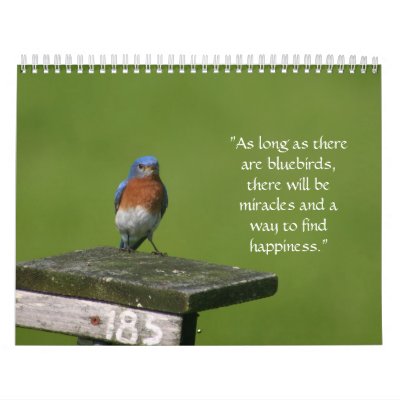 bluebird calendar by amwesley