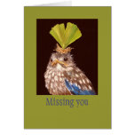 bluebird card (baby) "Missing You"