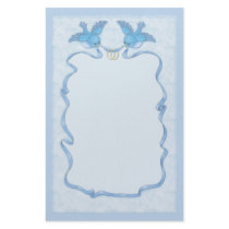 Bluebird Happiness Customized Stationery