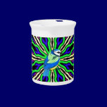 Bluebird in a spiral kaleidoscope girt collection pitchers