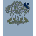 Bluebird in the trees. t-shirts
