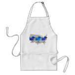 Bluebird Map Apron