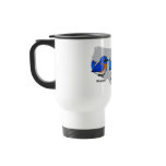 Bluebird Map Travel / Commuter Mug