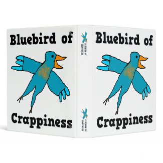 Bluebird of Crappiness Binder