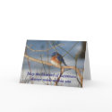 Bluebird Of Happiness Affirmation Nature Note Card