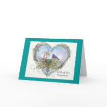 Bluebird of Happiness Card - Customized