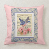Bluebird of Happiness Pillow pillows