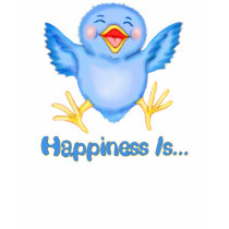 Bluebird of Happiness t-shirts