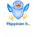 Bluebird of Happiness t-shirts