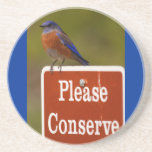 bluebird, please conserve beverage coasters