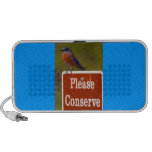 bluebird, please conserve portable speakers