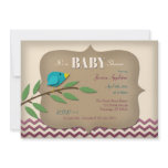 Bluebird Scrapbook Style Baby Shower Invitations