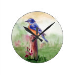 Bluebird Song Wall Clock
