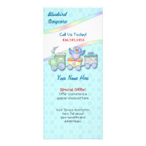 Bluebird Train rack cards