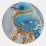 Bluebird Watercolor Stickers