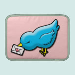 Bluebird with love letter ipad sleeves