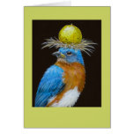 bluebird with scuppernong card