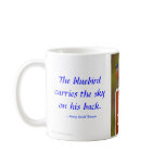 Bluebird with Thoreau Quote 11 oz Mugs