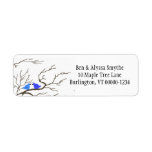 Bluebirds and Branches Custom Address Labels