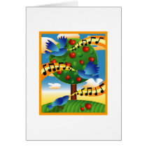 Bluebirds Greeting Cards