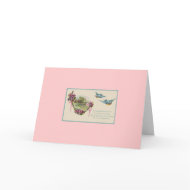Bluebirds For Mother's Day card