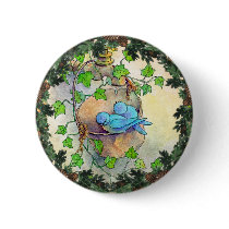 BLUEBIRDS & WREATH by SHARON SHARPE buttons by sharonsharpe BLUEBIRDS & WREATH by SHARON SHARPE buttons