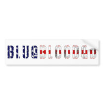 blueblooded. bumper stickers