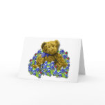 Bluebonnet Bear Greeting / Note Card