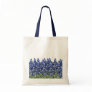 Bluebonnet Field Tote Canvas Bag