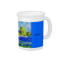 bluebonnet fields forever drink pitcher
