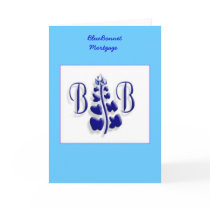 BlueBonnet Logo cards