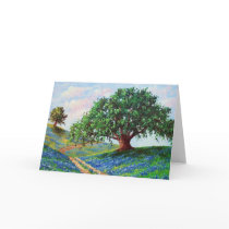 "Bluebonnet Road" (Blank Card)