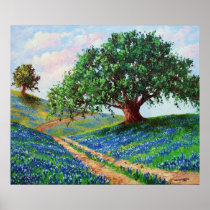 "Bluebonnet Road"  Print