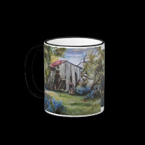 Bluebonnet Shack Mug mugs