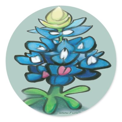 Bluebonnet Sticker by FunGraphix