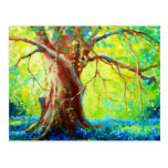 Bluebonnets Under The Oak Post Cards