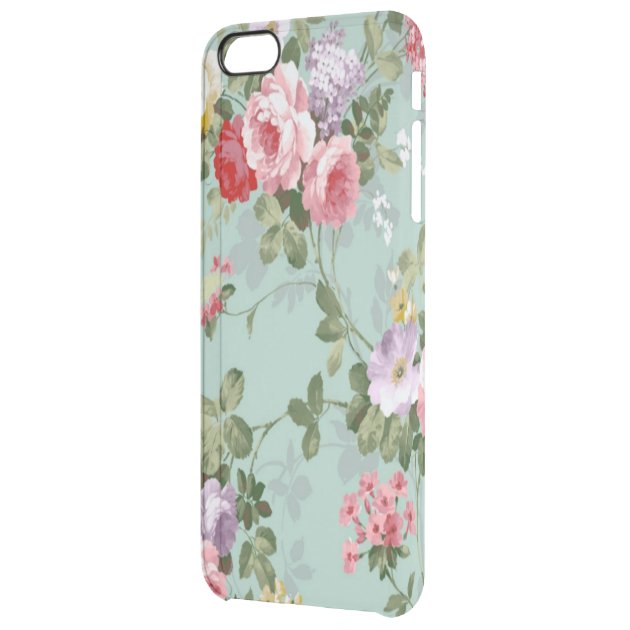 BLUEFLORALVINTAGE iPhone Deflector Case BEALEADER Uncommon Clearlyâ„¢ Deflector iPhone 6 Plus Case