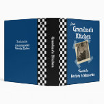 BlueGrandmas Kitchen 1.5" Custom Photo Recipe Binder