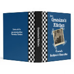 BlueGrandmas Kitchen 1" Custom Photo Recipe Binder