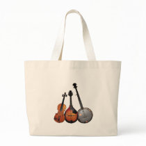Bluegrass Band Cartoon Bag