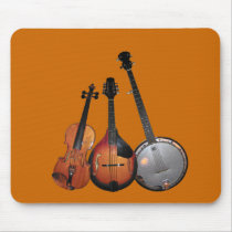 Bluegrass Band Cartoon Mouse Mat