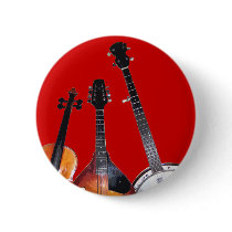 Bluegrass Band Filtered Pinback Button