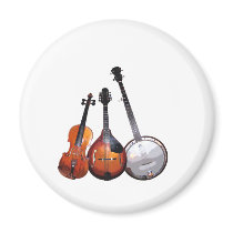 Bluegrass Band Filtered Refrigerator Magnet