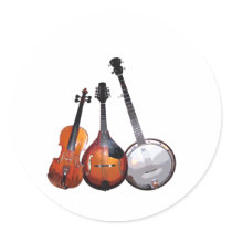 Bluegrass Band Filtered Stickers