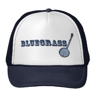 Bluegrass Banjo Cap Mesh Hat