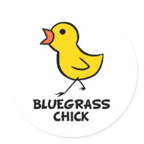 Bluegrass Chick stickers
