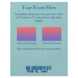 Bluegrass event, jam session, festival personalized flyer