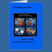 BLUEGRASS GREETING CARD cards