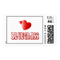 Bluegrass Hearts Postage Stamps